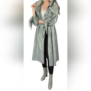 Sz S NWT $2595 Maticevski shimmering light trench